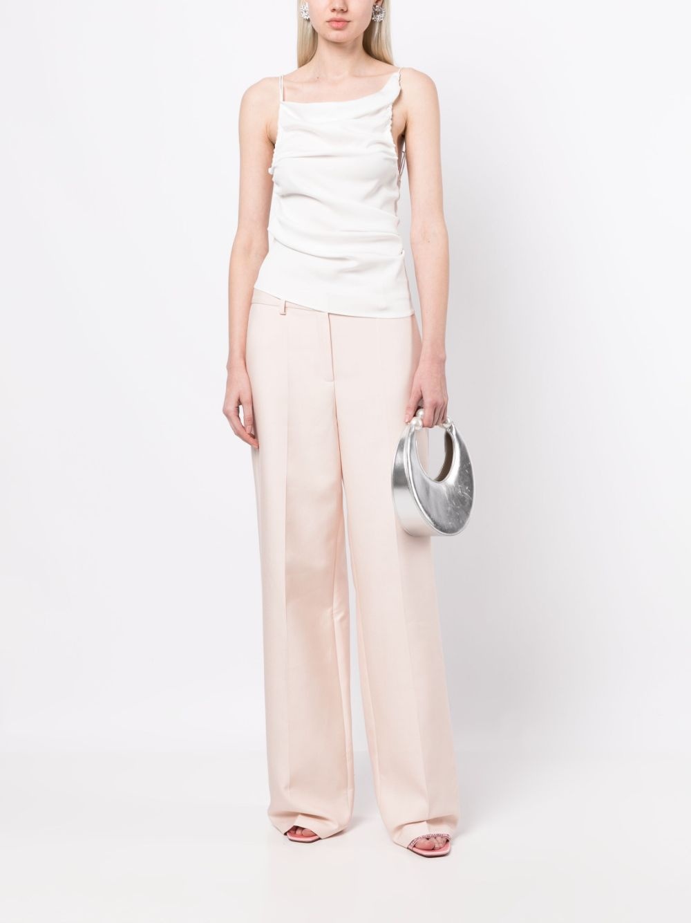 wide-leg tailored trousers - 2