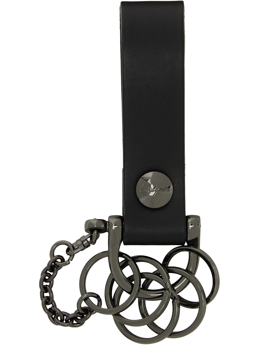 Gunmetal Key Ring Keychain - 2