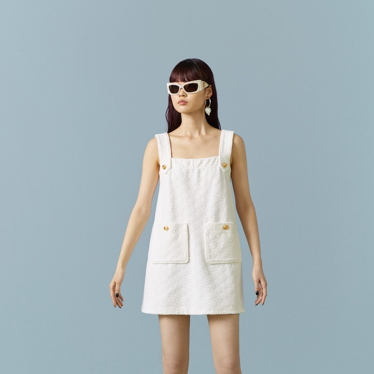 GG cotton jersey dress - 5