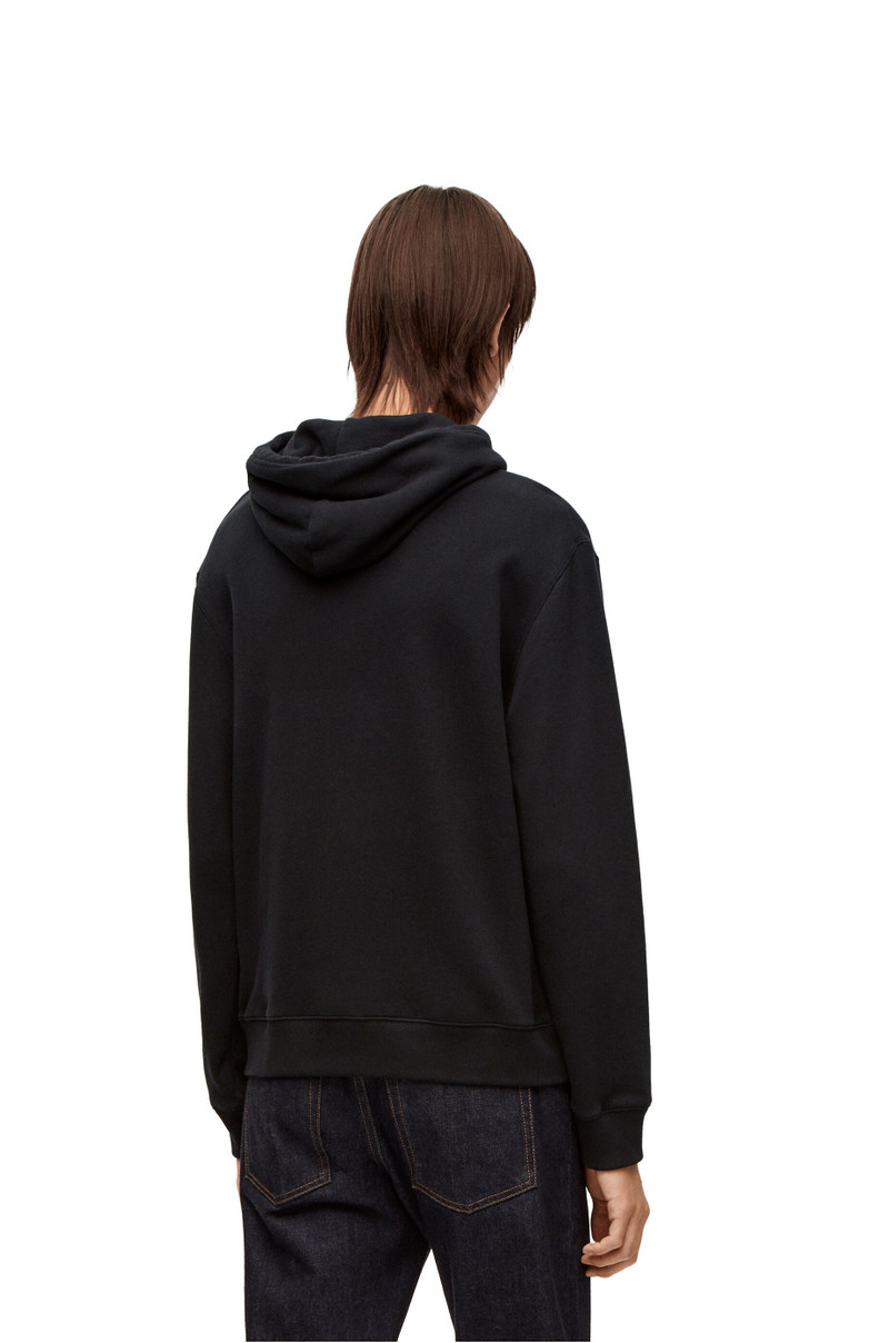 LOEWE Anagram regular fit hoodie in cotton 4