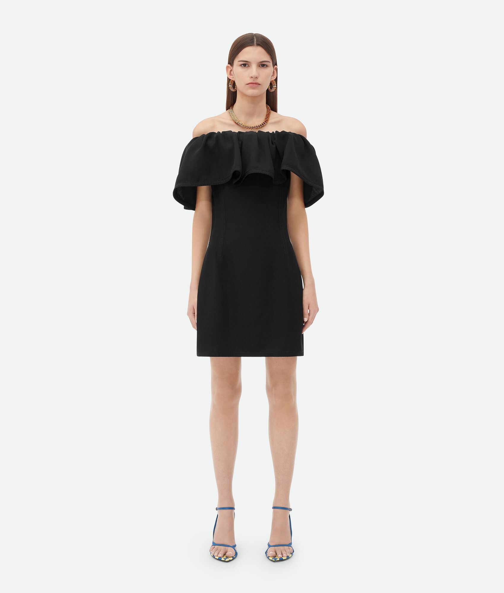 Viscose Silk Midi Dress - 1
