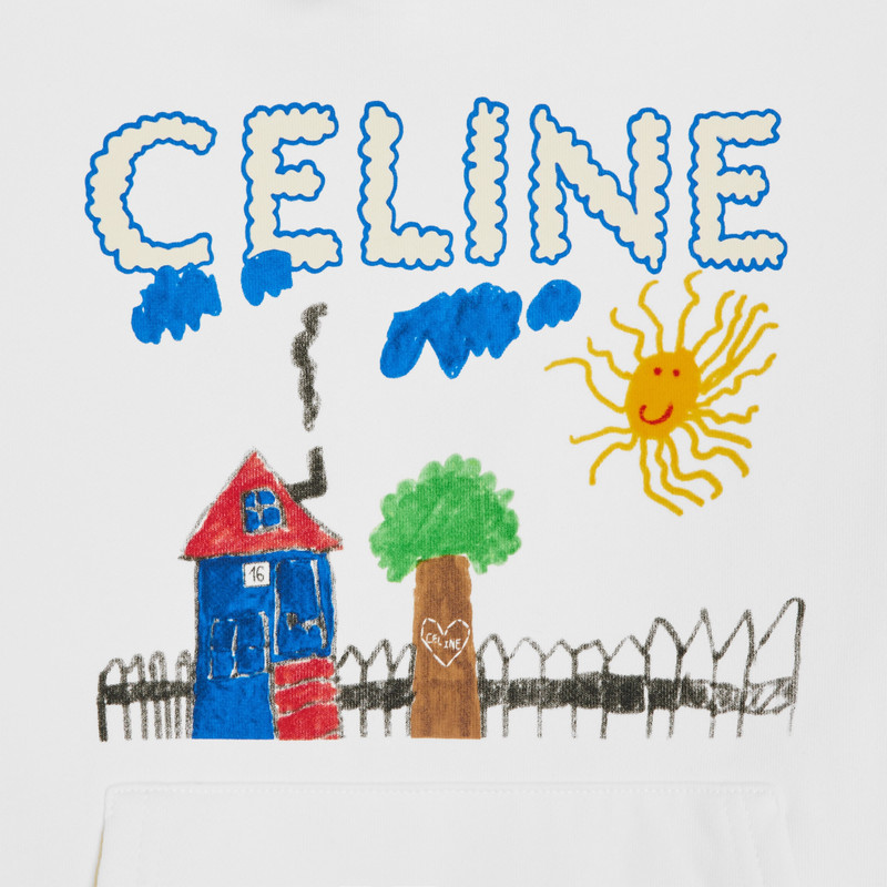 70's hoodie IN cotton fleece 4