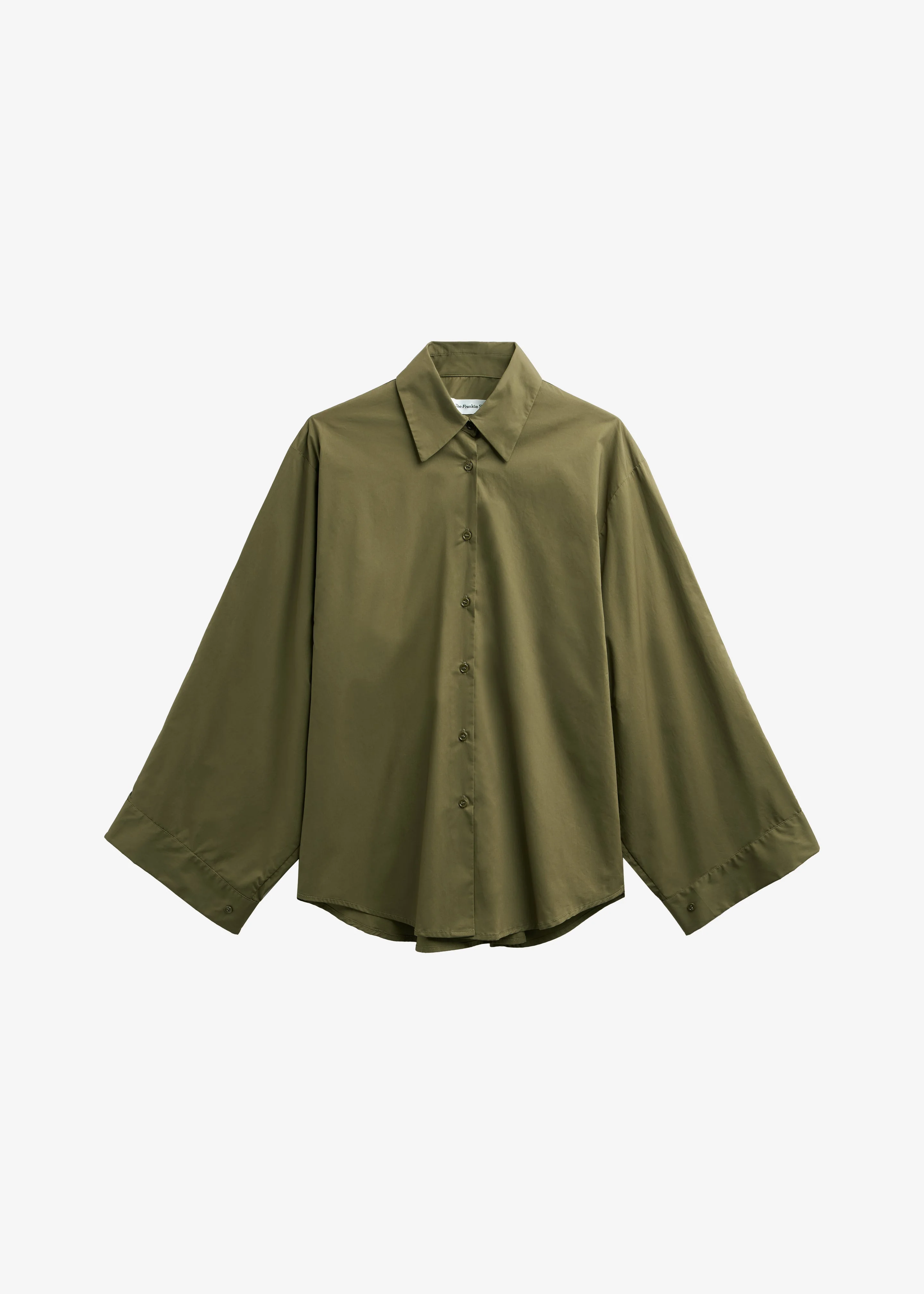 Tila Wide Sleeve Shirt - Olive - 1
