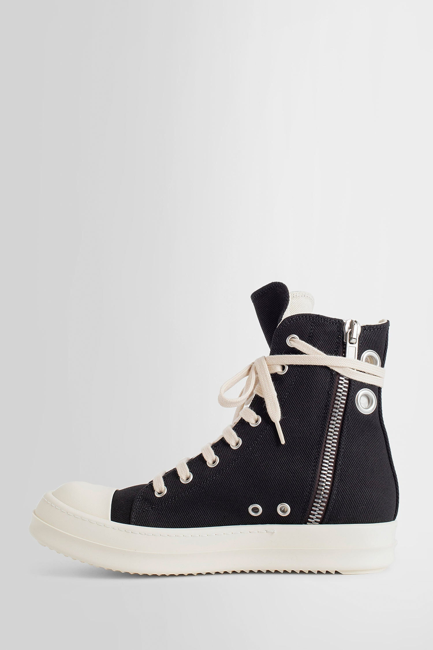 RICK OWENS WOMAN BLACK SNEAKERS - 4