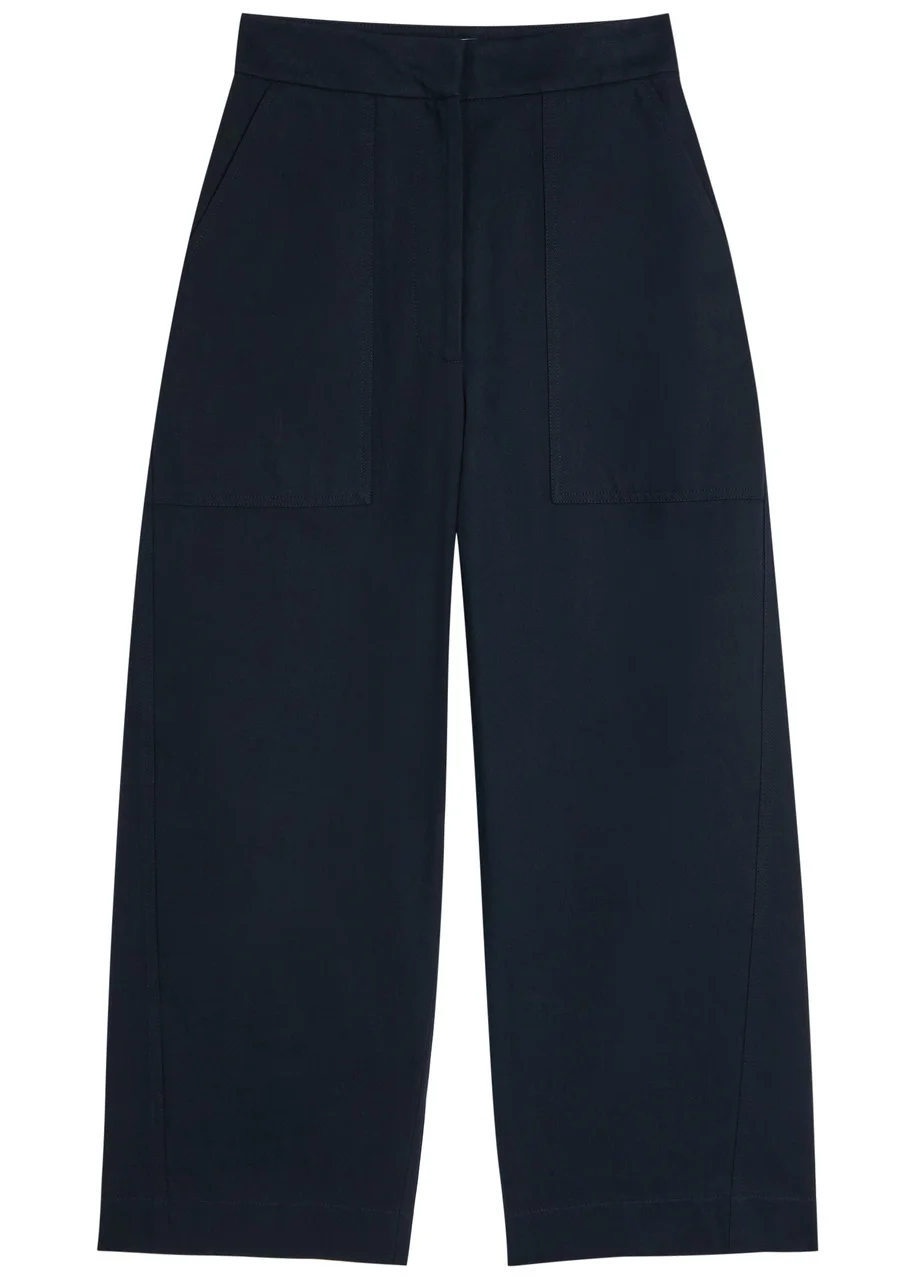 Studio Nicholson Twist Straight-leg Cotton Trousers - 1