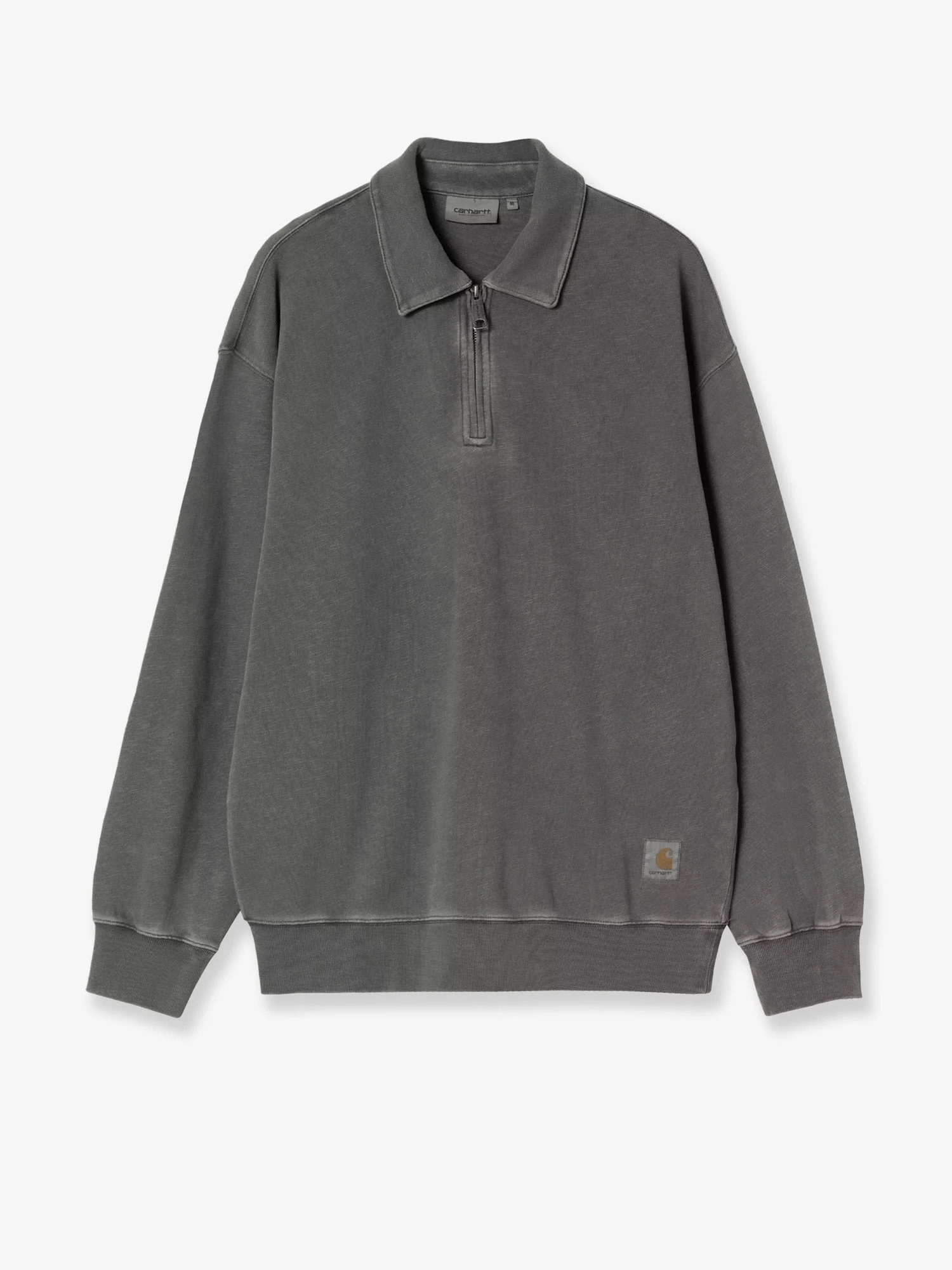 Carhartt WIP Harper Cotton Polo Shirt Black - 1