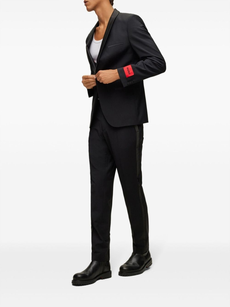 HUGO tapered-leg tailored trousers outlook