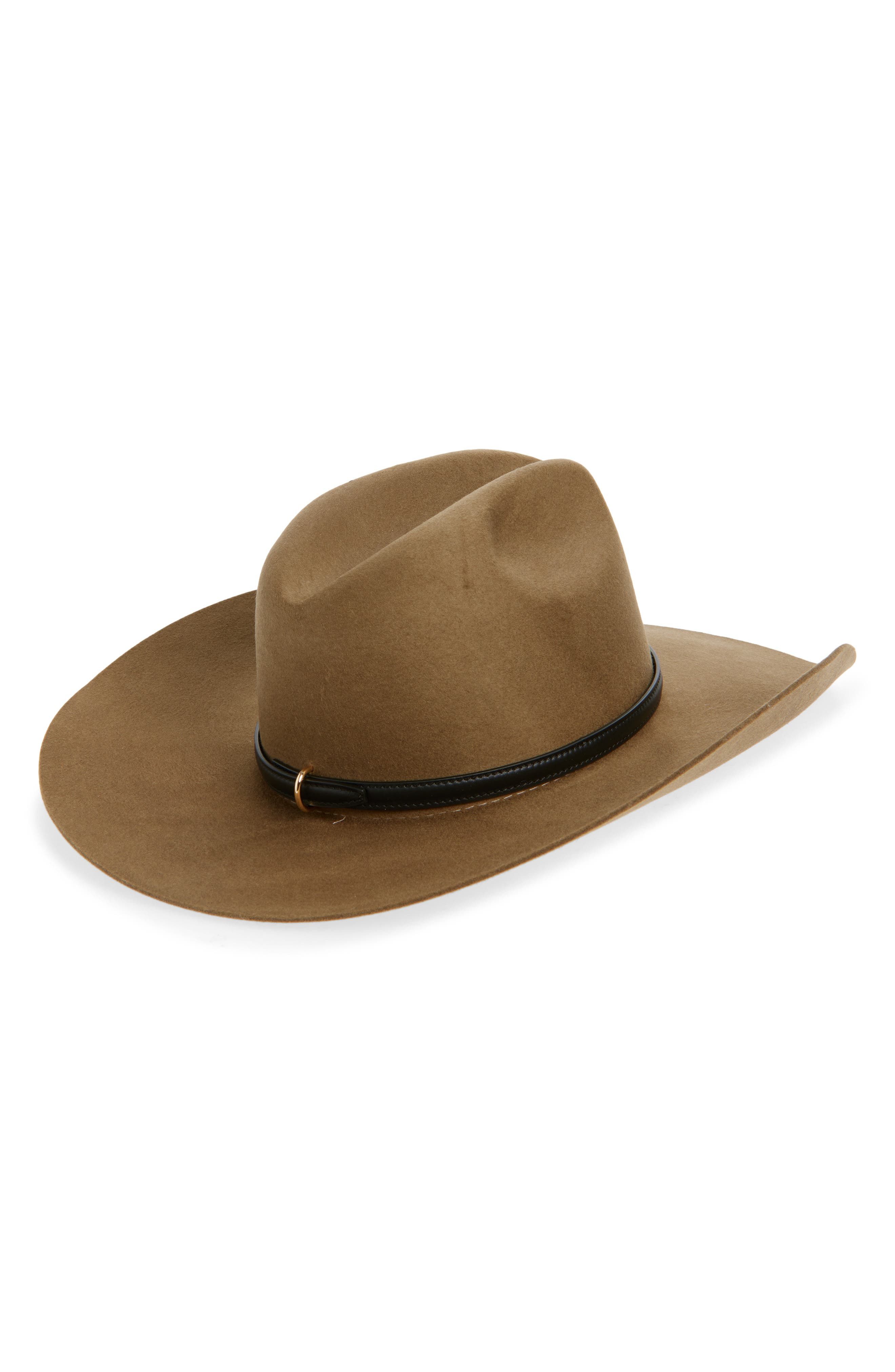 Janessa Leoné Nash Wool Fedora in Camel at Nordstrom - 2
