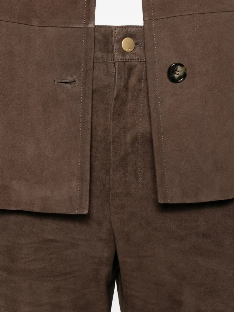 `MaxMara S` Leather Pants 4