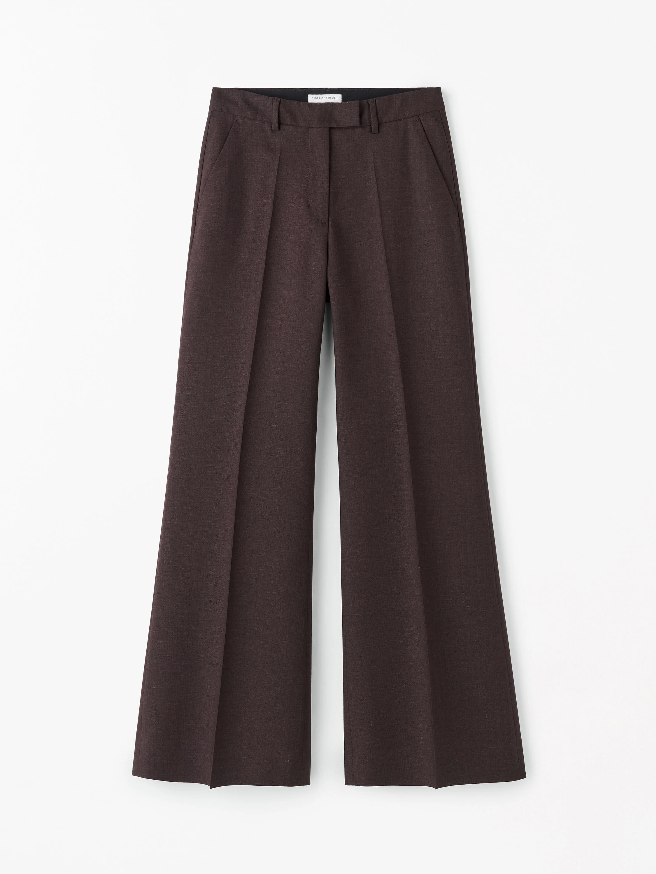 Hedvi Flared Wool Trousers - 1