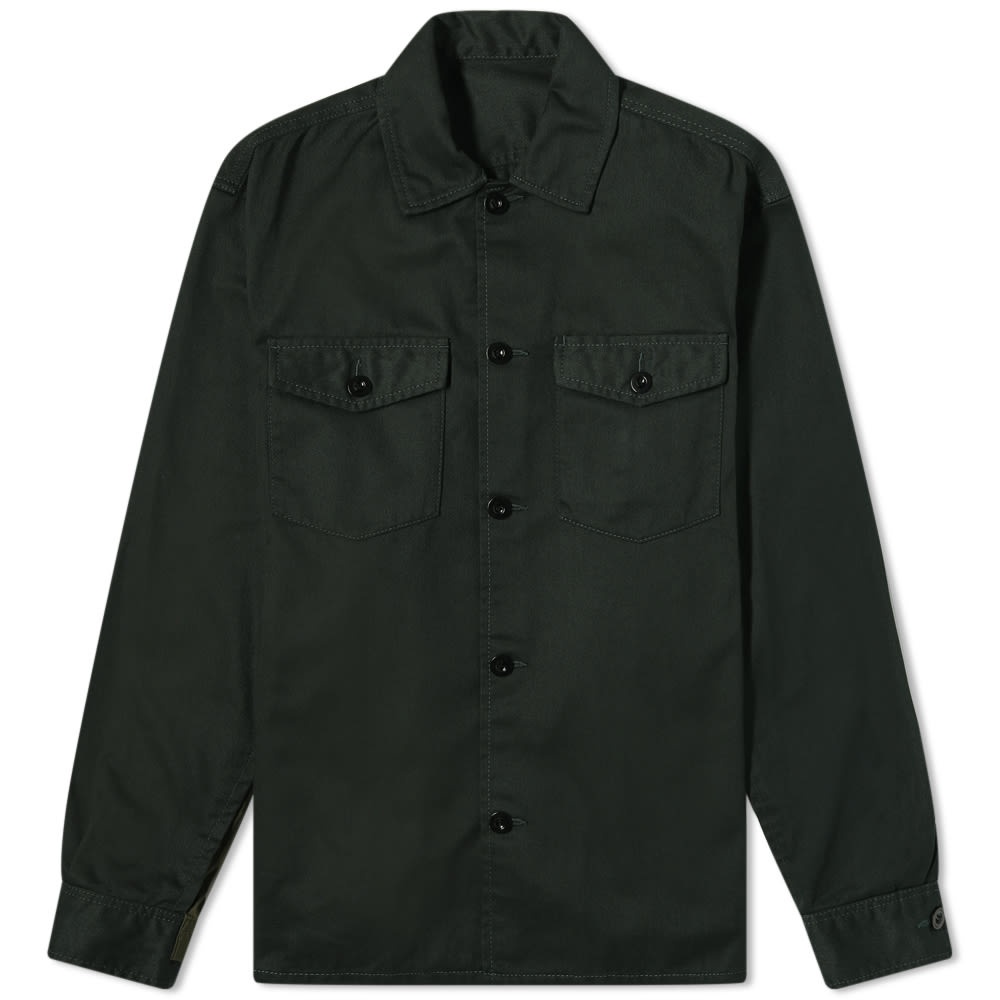 Sacai Chino And Grosgrain Shirt - 1