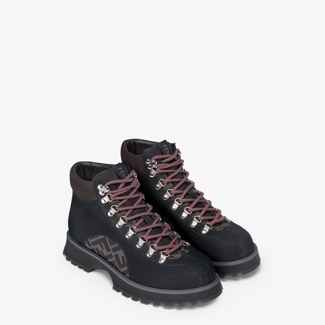 Dark gray nubuck leather boots - 4