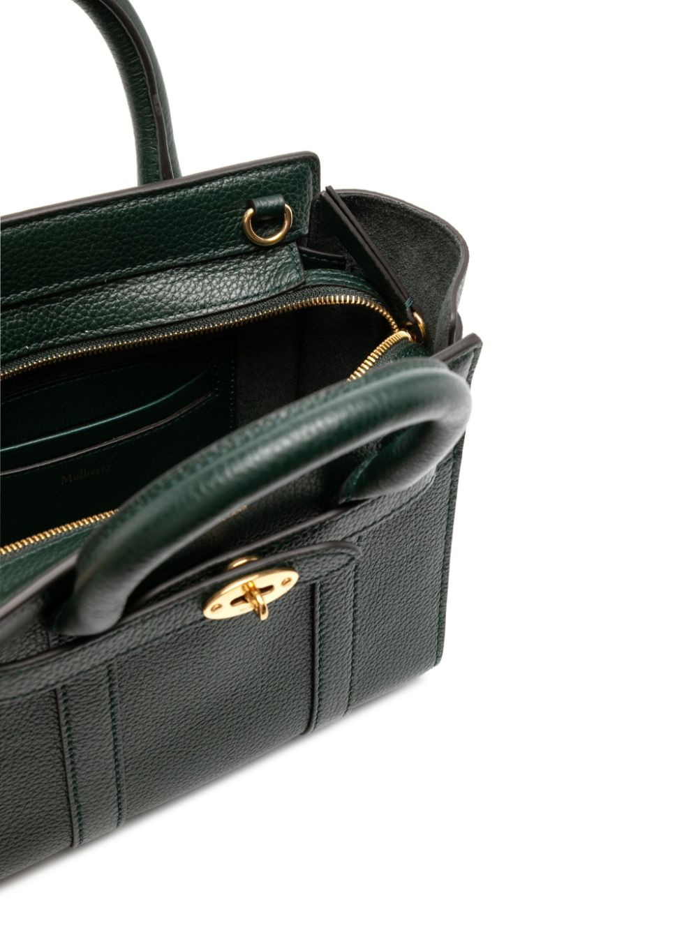 Micro Zipped Bayswater Mulberry Green Small Classic Grain - 5