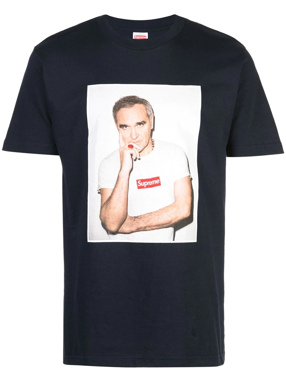 Morrissey print T-shirt - 1