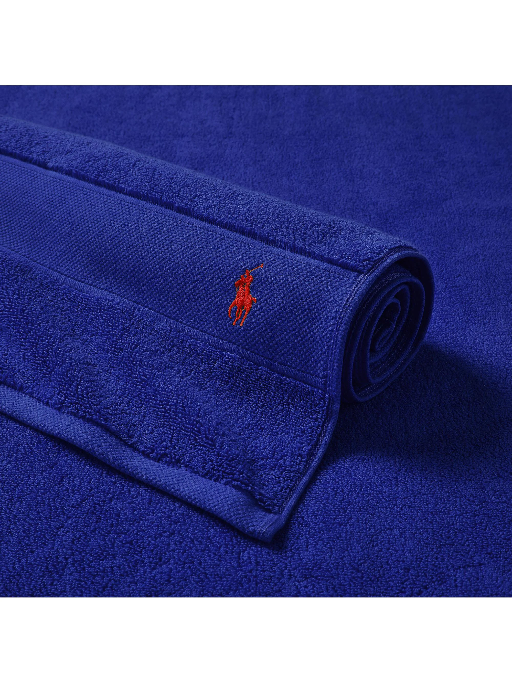 Polo Player Cotton Bath Mat - Heritage Royal - 1