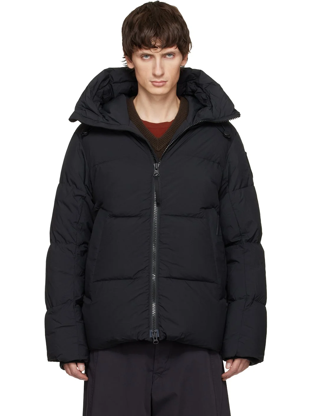 Black 'Black Label' Crofton Puffer EnduraLuxe Down Jacket - 1