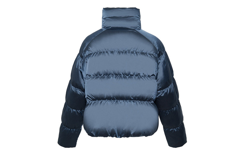Li-Ning (WMNS) Li-Ning BadFive Short Puffer Jacket 'Dark Blue' AYMR090-3 outlook