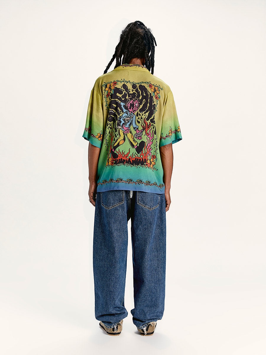 Souvenir Shirt Riot Print - 5