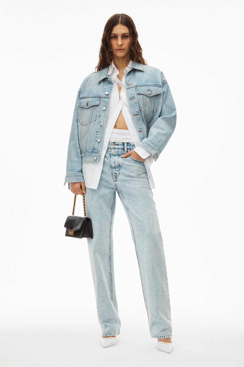 Alexander Wang GAME JACKET IN DENIM outlook