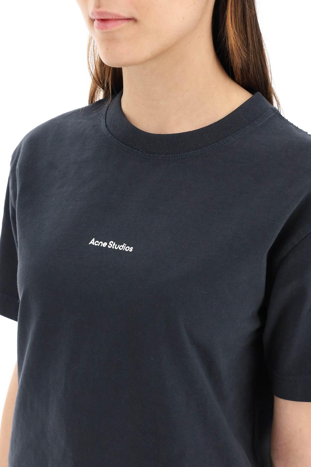 ACNE STUDIOS - Logo print t-shirt - 5