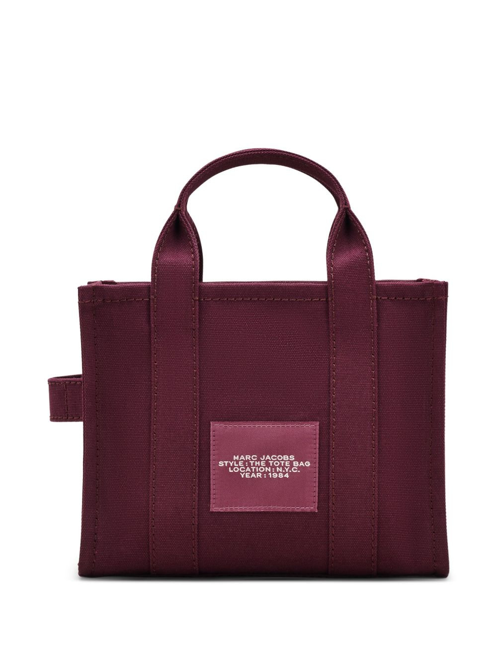 The Canvas Small logo-patch tote bag - 3