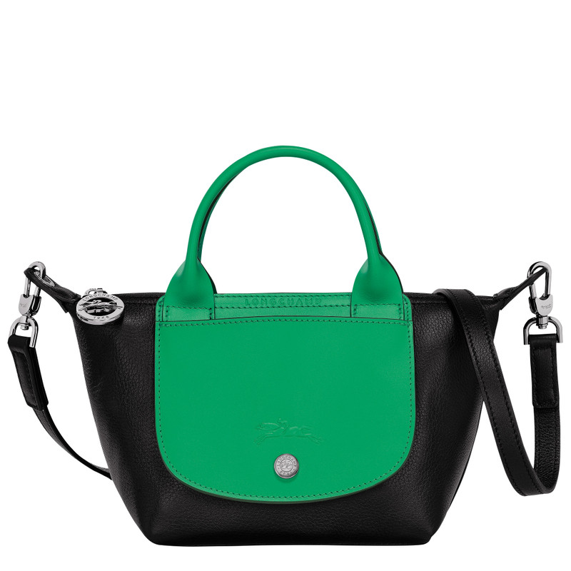 Le Pliage Xtra XS Handbag Green - Leather 1