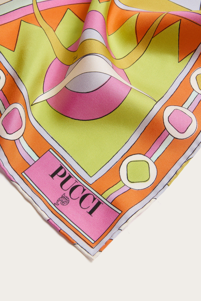VIVARA PRINT SMALL SILK CARRÈ 3
