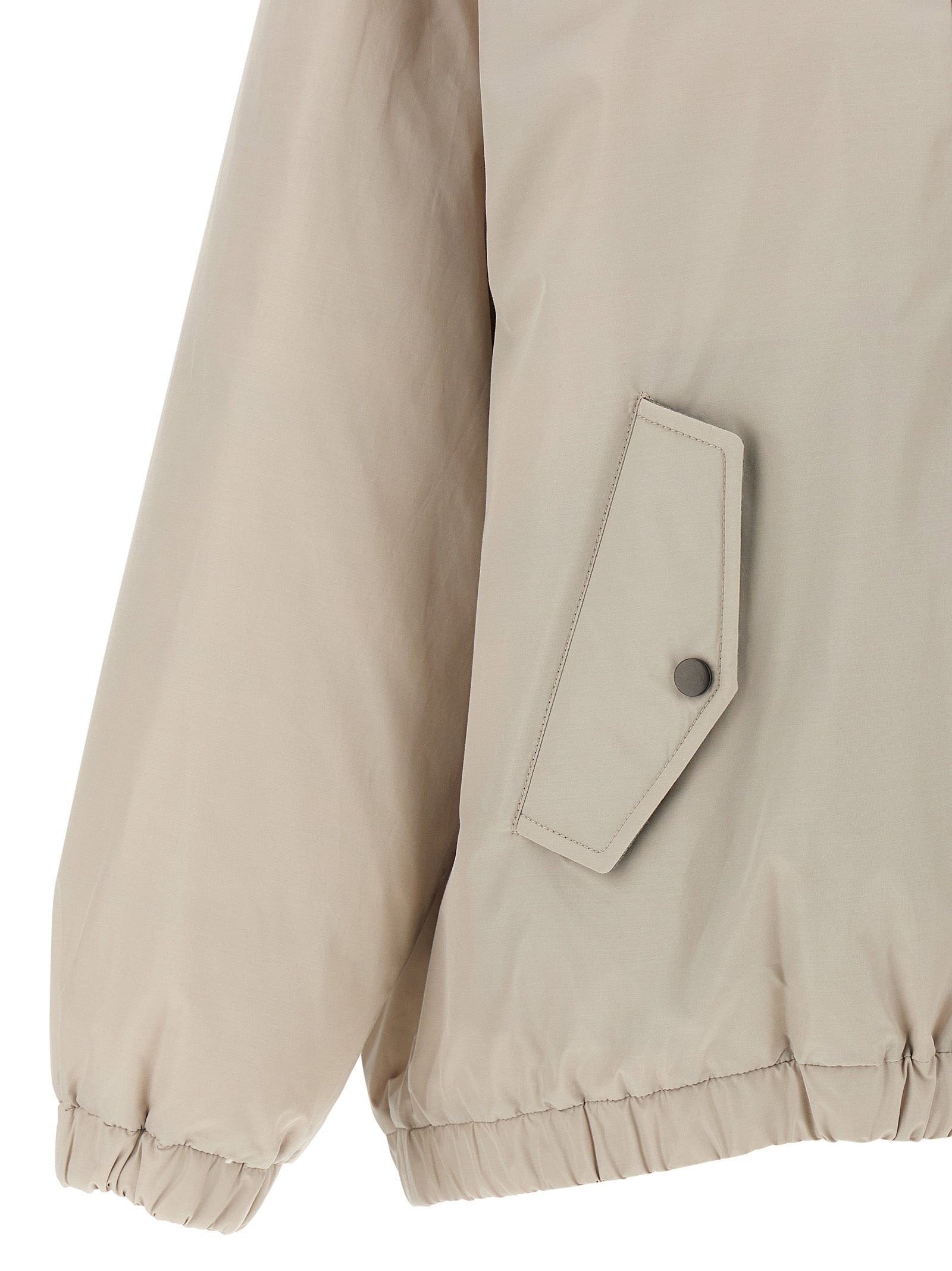 Hooded Down Jacket Puffer Jackets Gray - 4