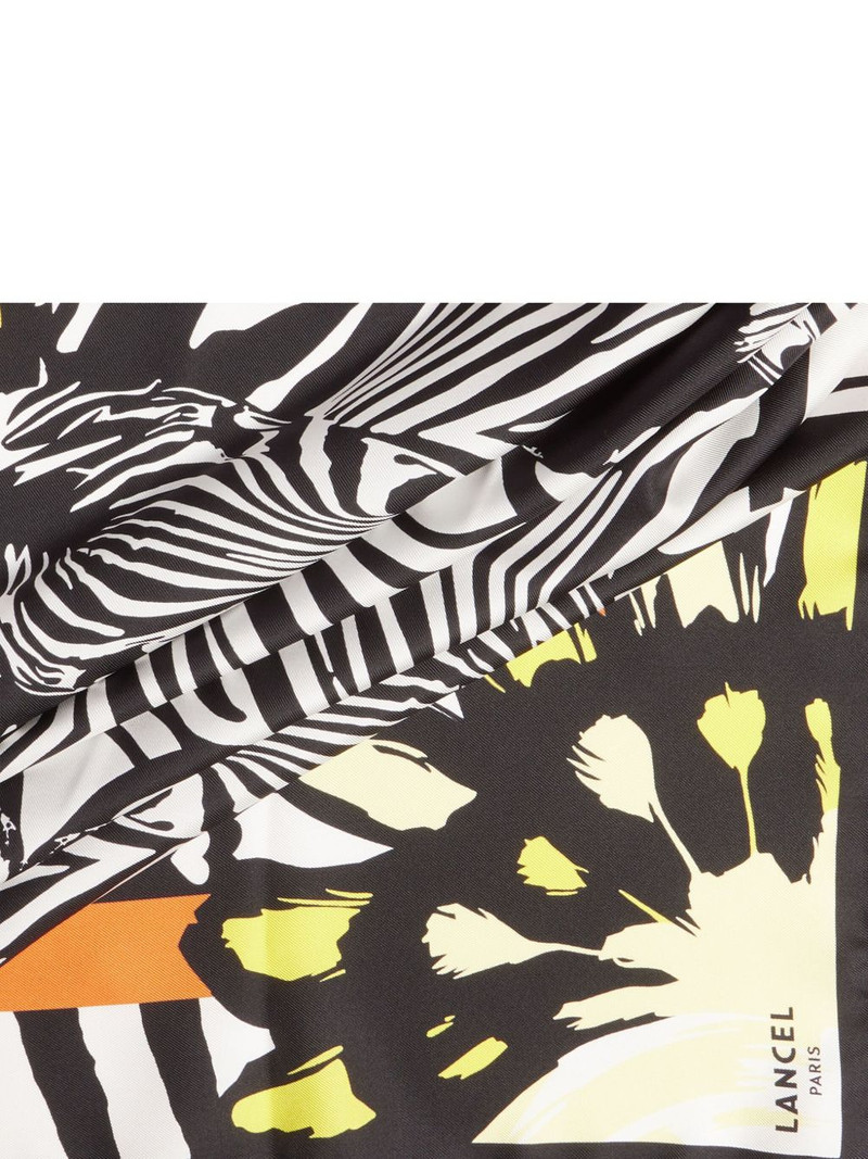 Zebra Mania silk scarf 3