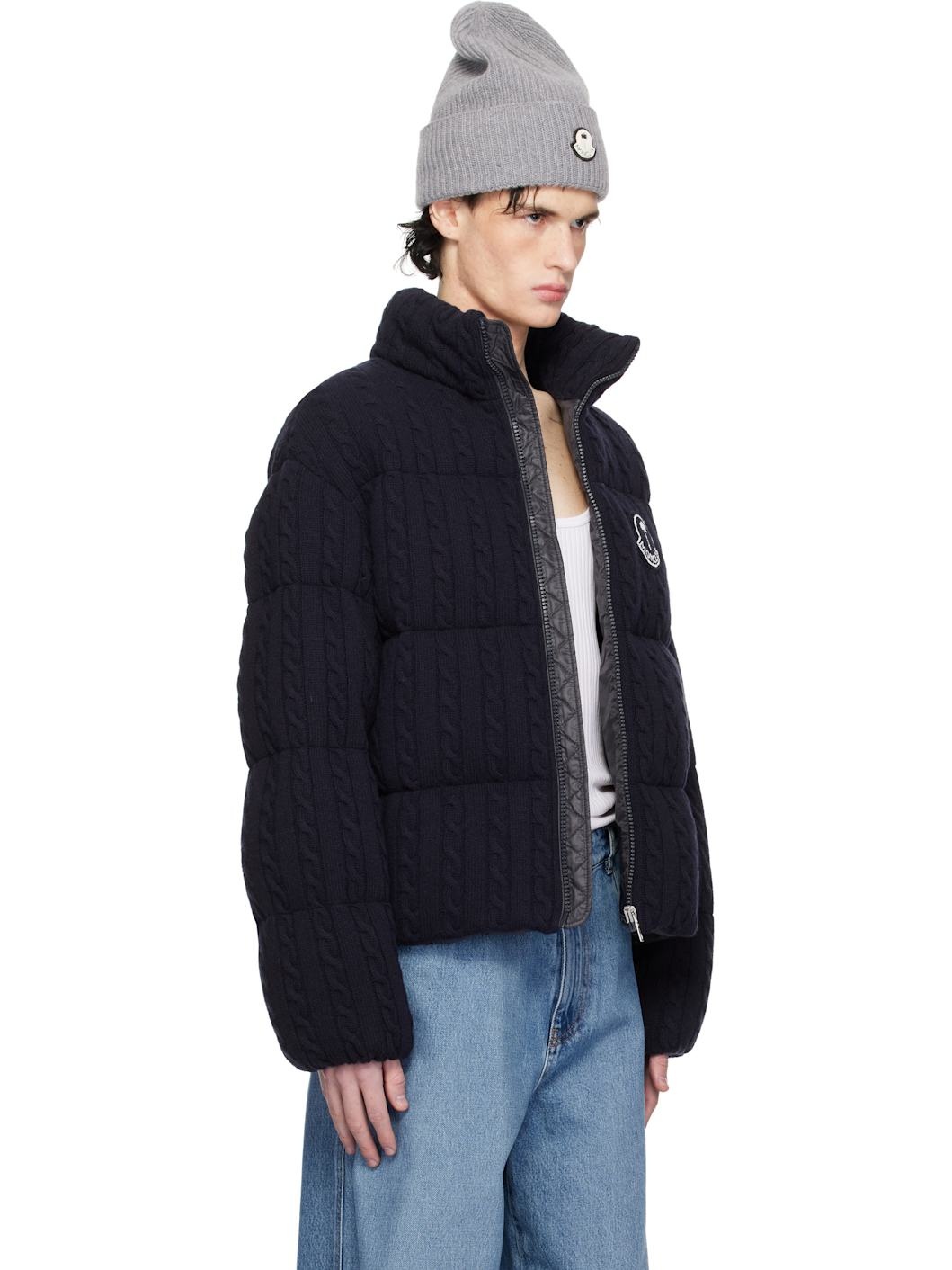 Moncler x Palm Angels Navy Austru Down Jacket - 2