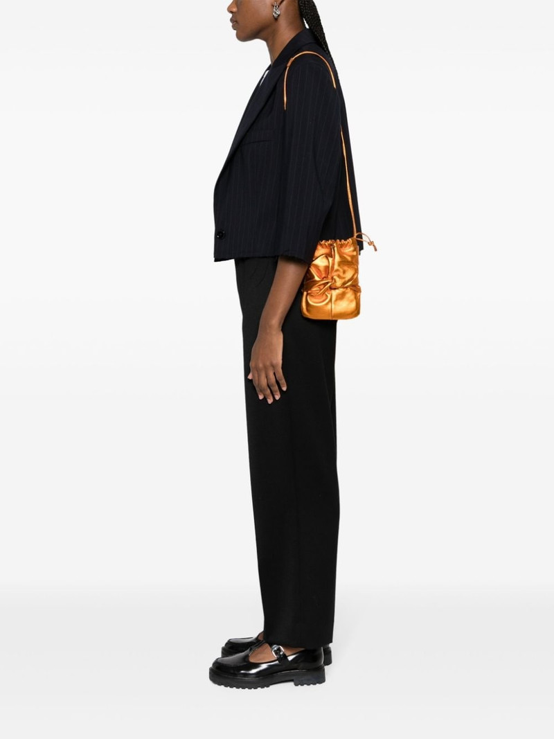 HEREU Ronet metallic bucket bag outlook