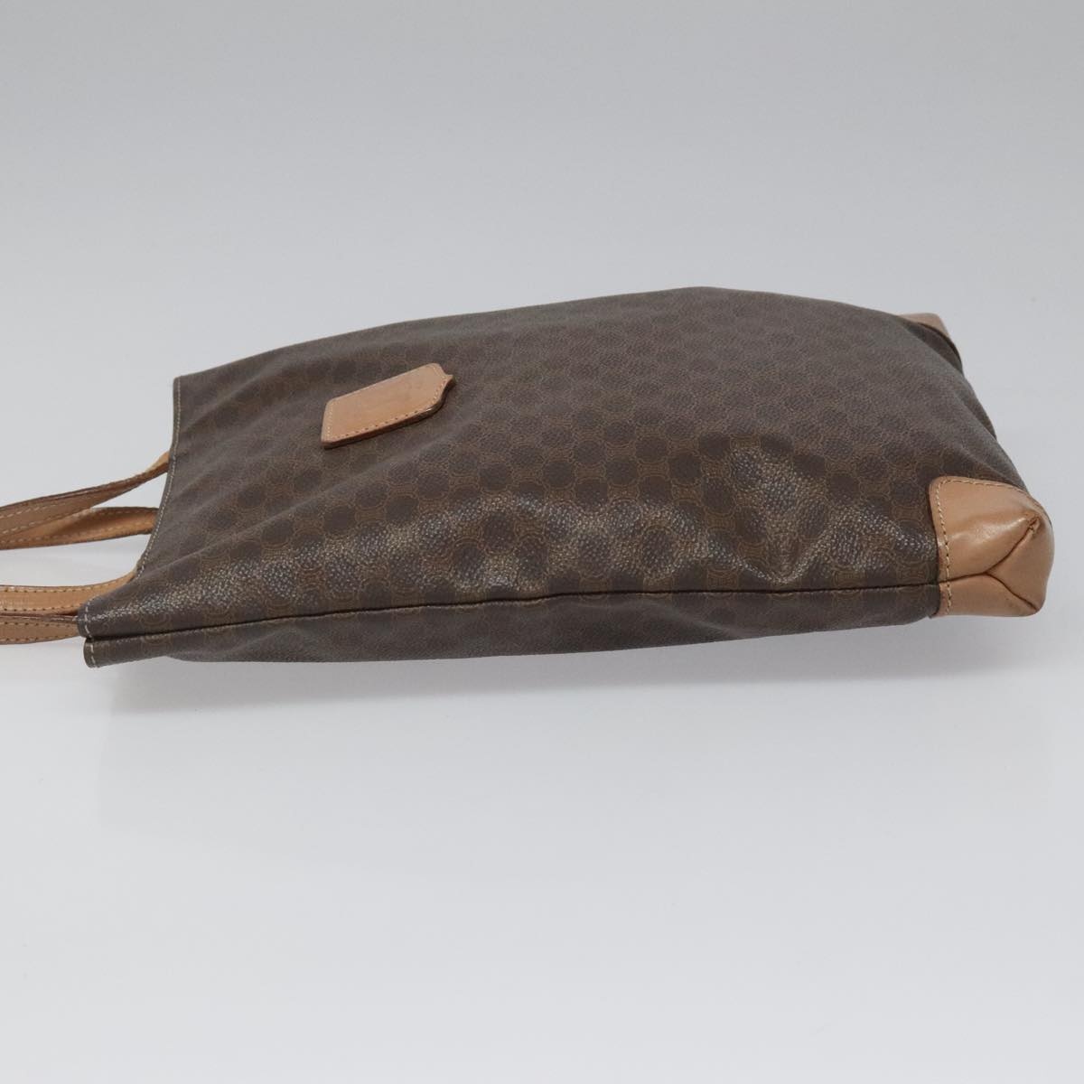 CELINE Macadam Canvas Hand Bag Pvc Brown - 4