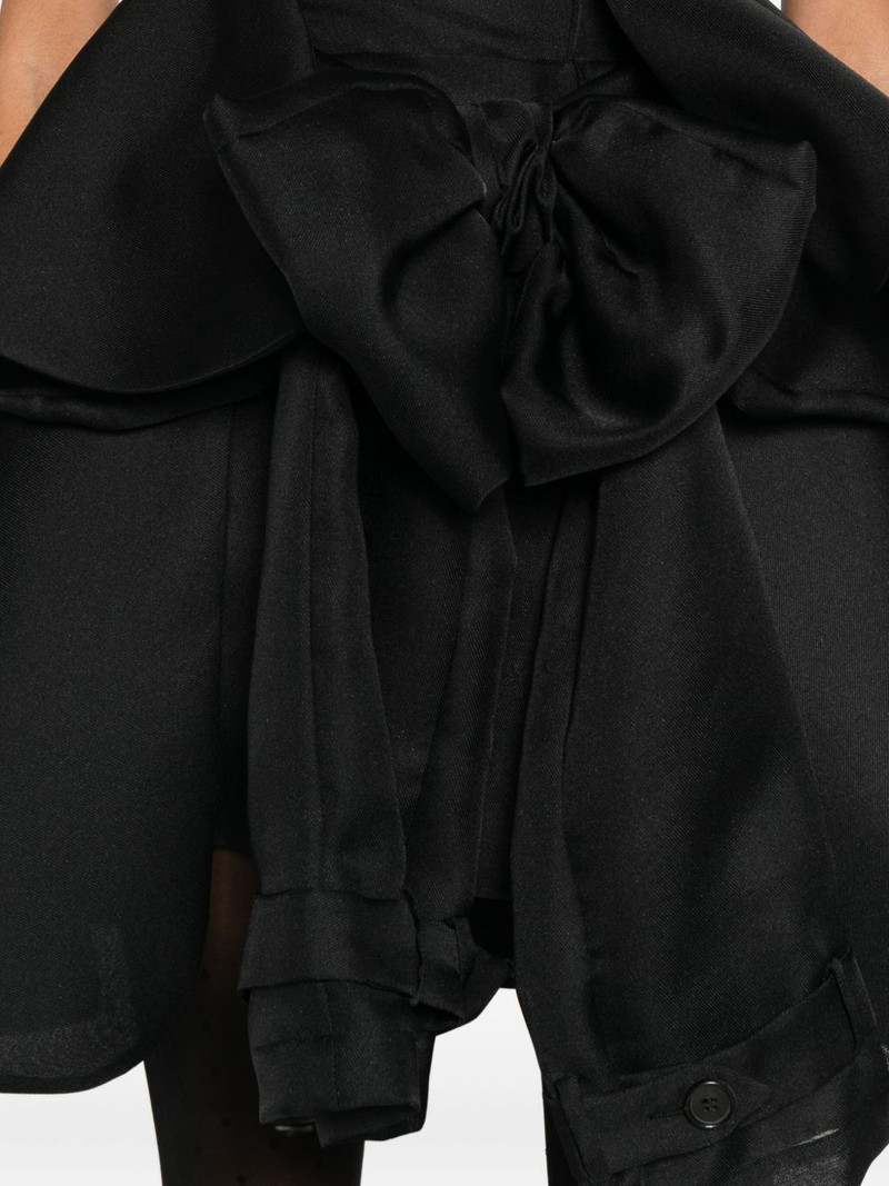 bow drape cocktail dress 5