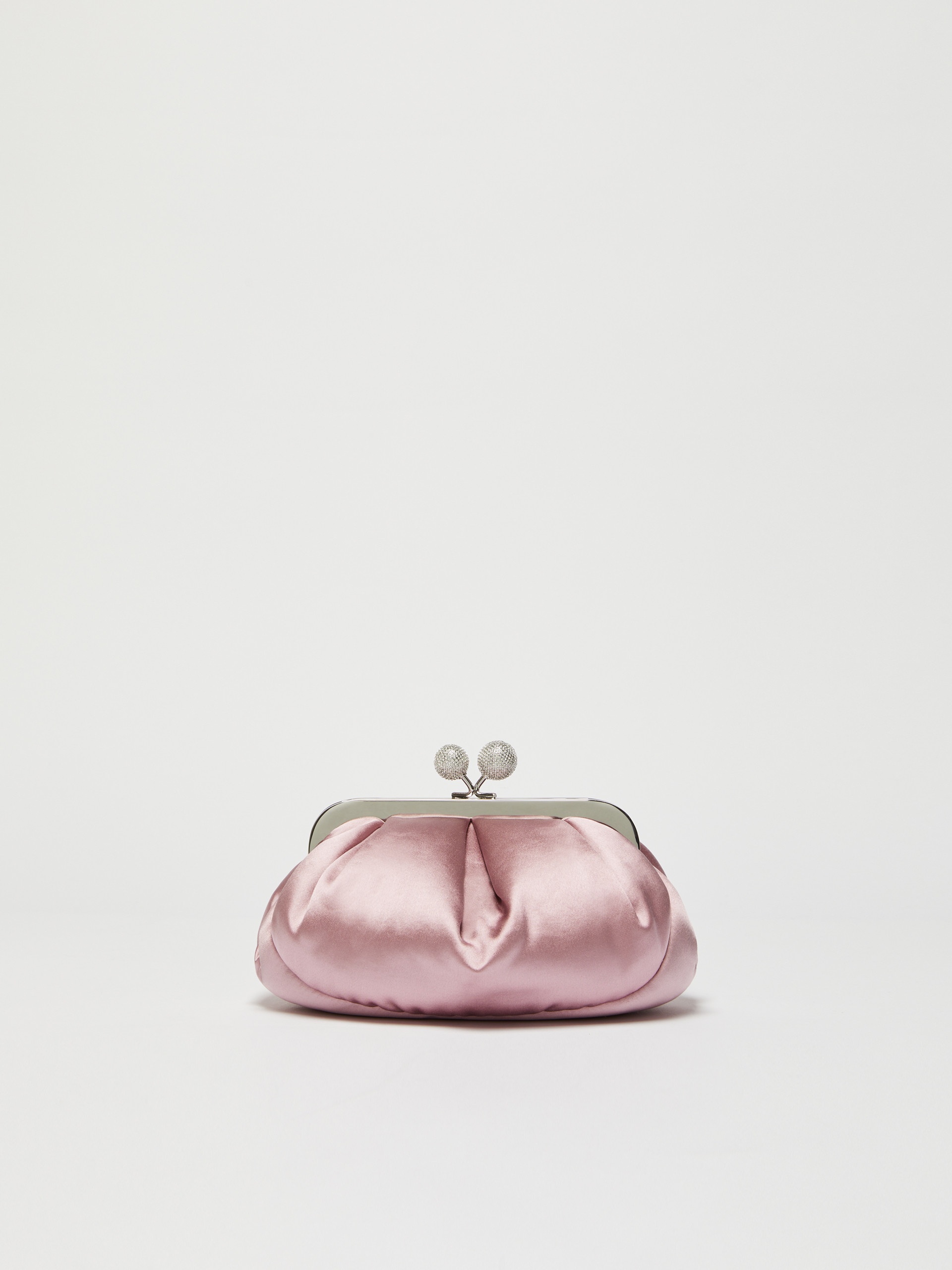 EMMY Small satin Pasticcino Bag with rhinestones - 3