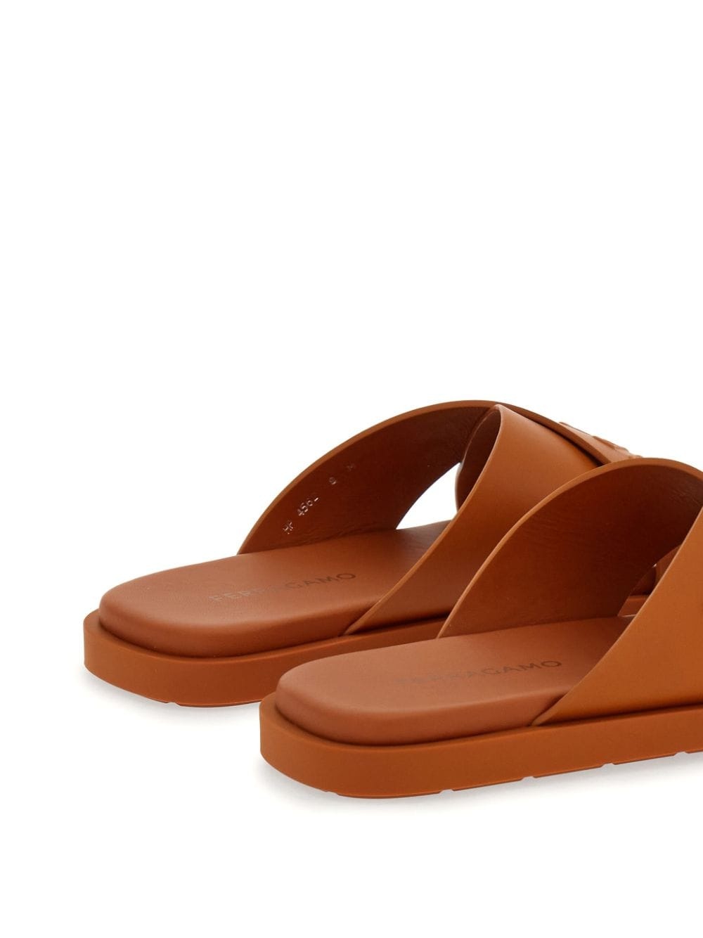 leather sandal with crossover straps - 3