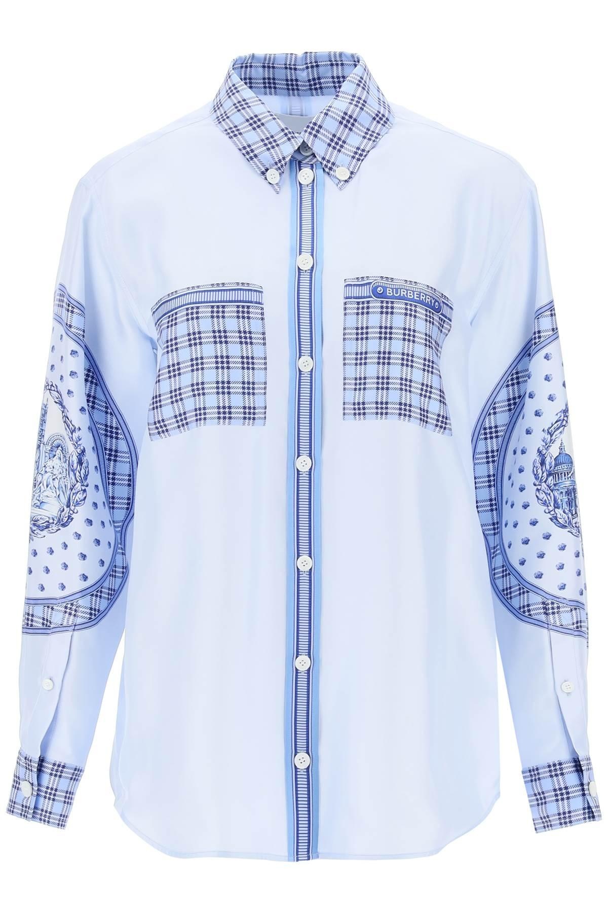 SHIRT IN PRINTED SILK - 1