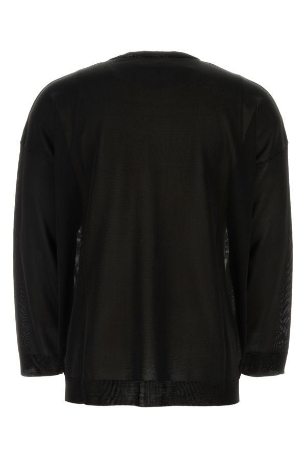 Valentino Garavani Man Black Viscose Sweater - 2