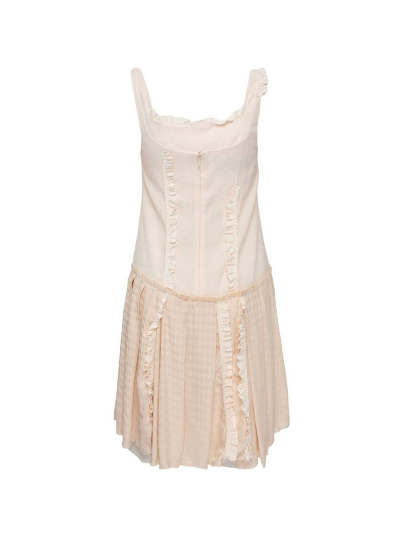 OPEN YY Flapper ruffled pleated mini dress outlook