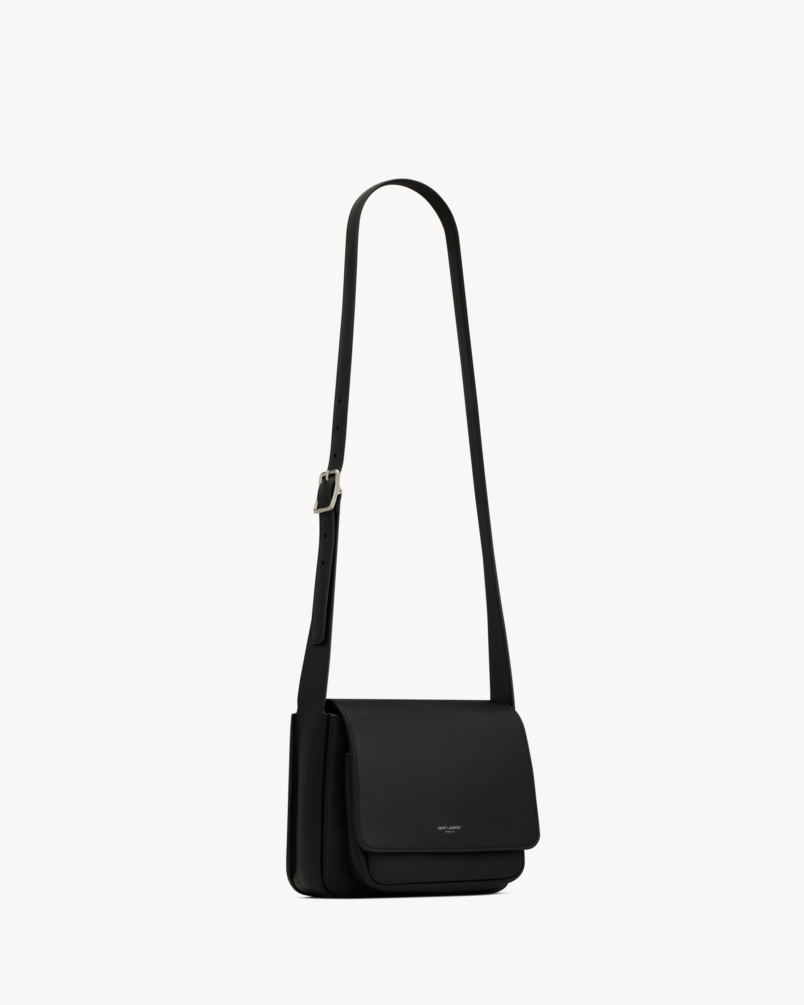 SAINT LAURENT SMALL SATCHEL IN SMOOTH LEATHER - 5