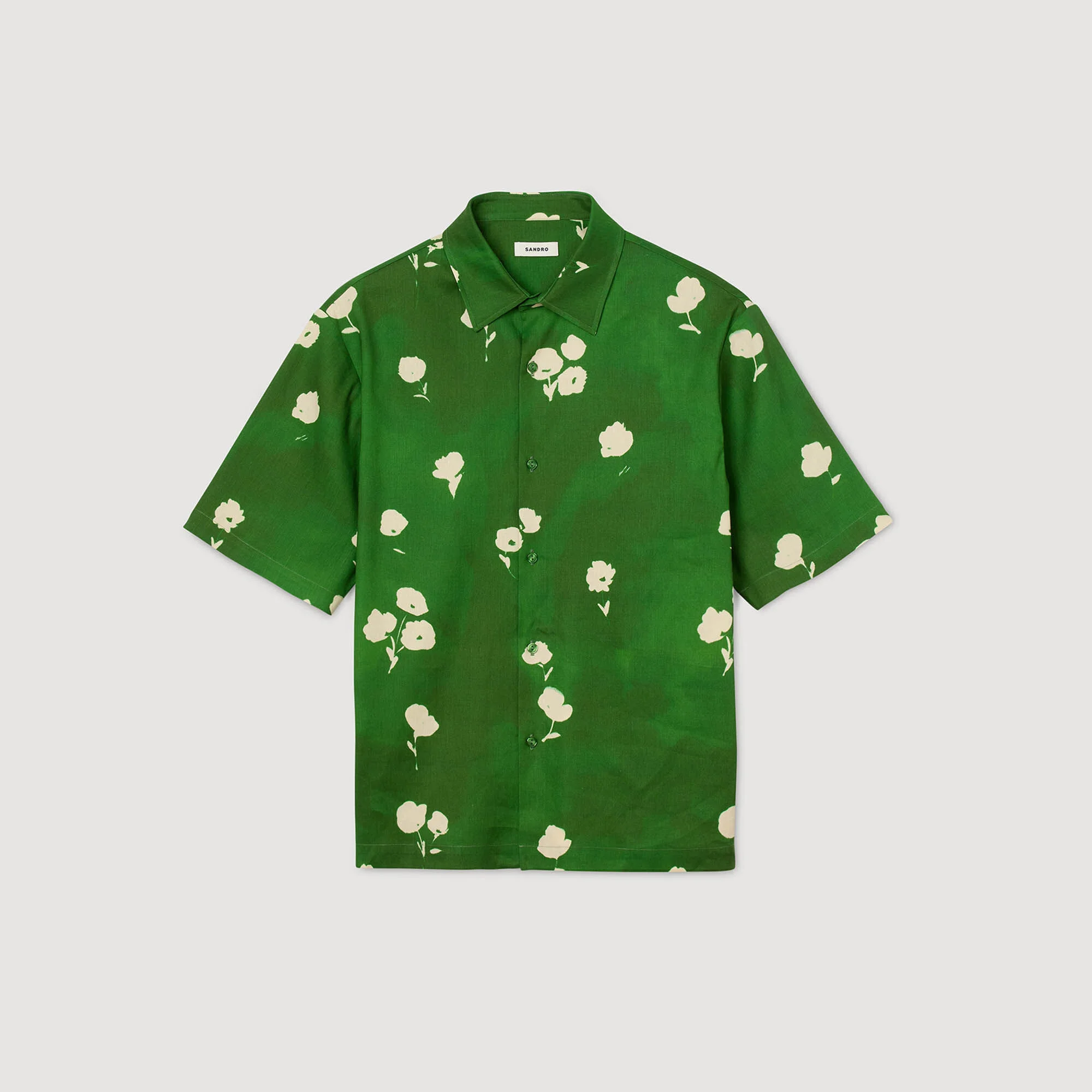 FLORAL MOTIF SHIRT - 1