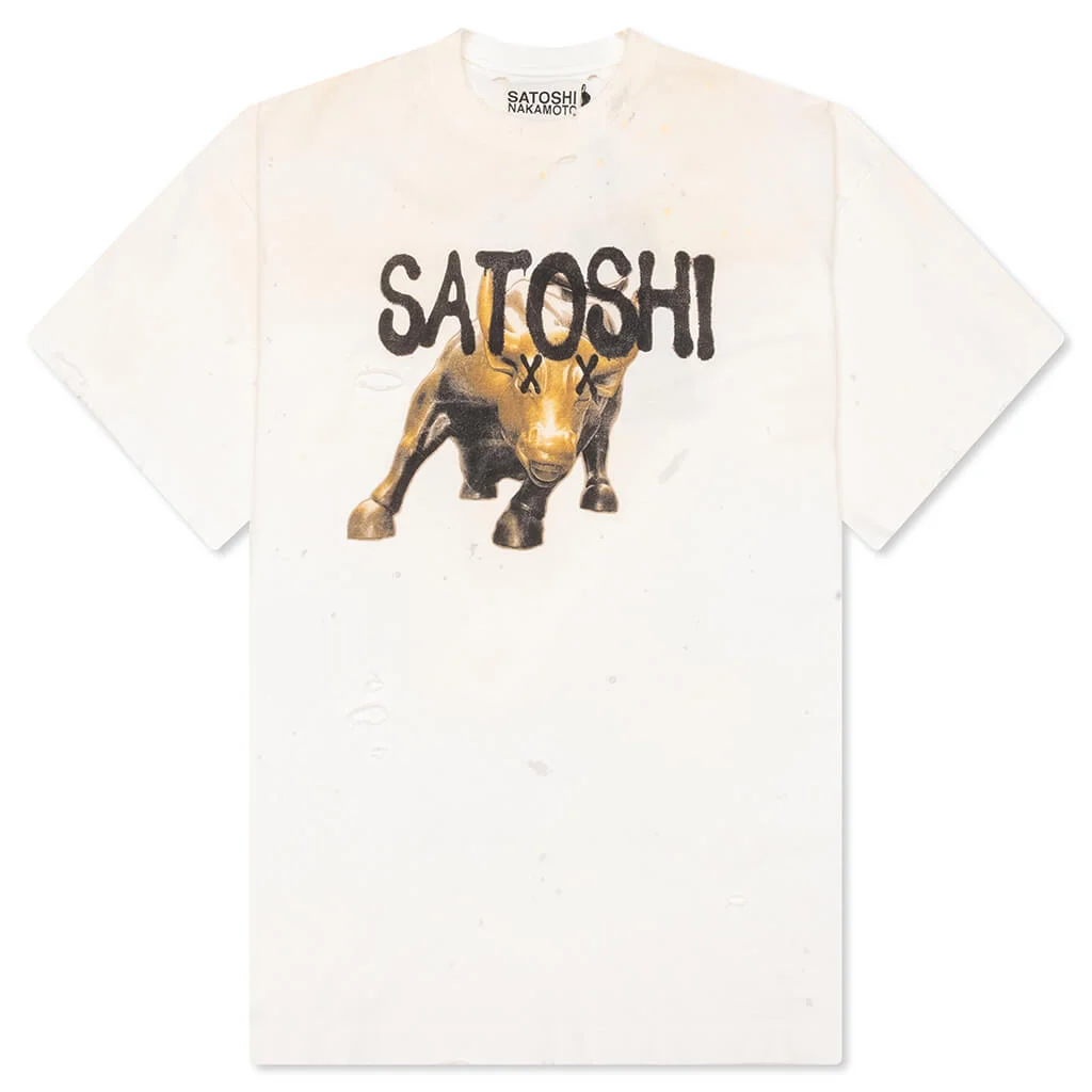 WALL STREET TEE - DIRTY WHITE - 1