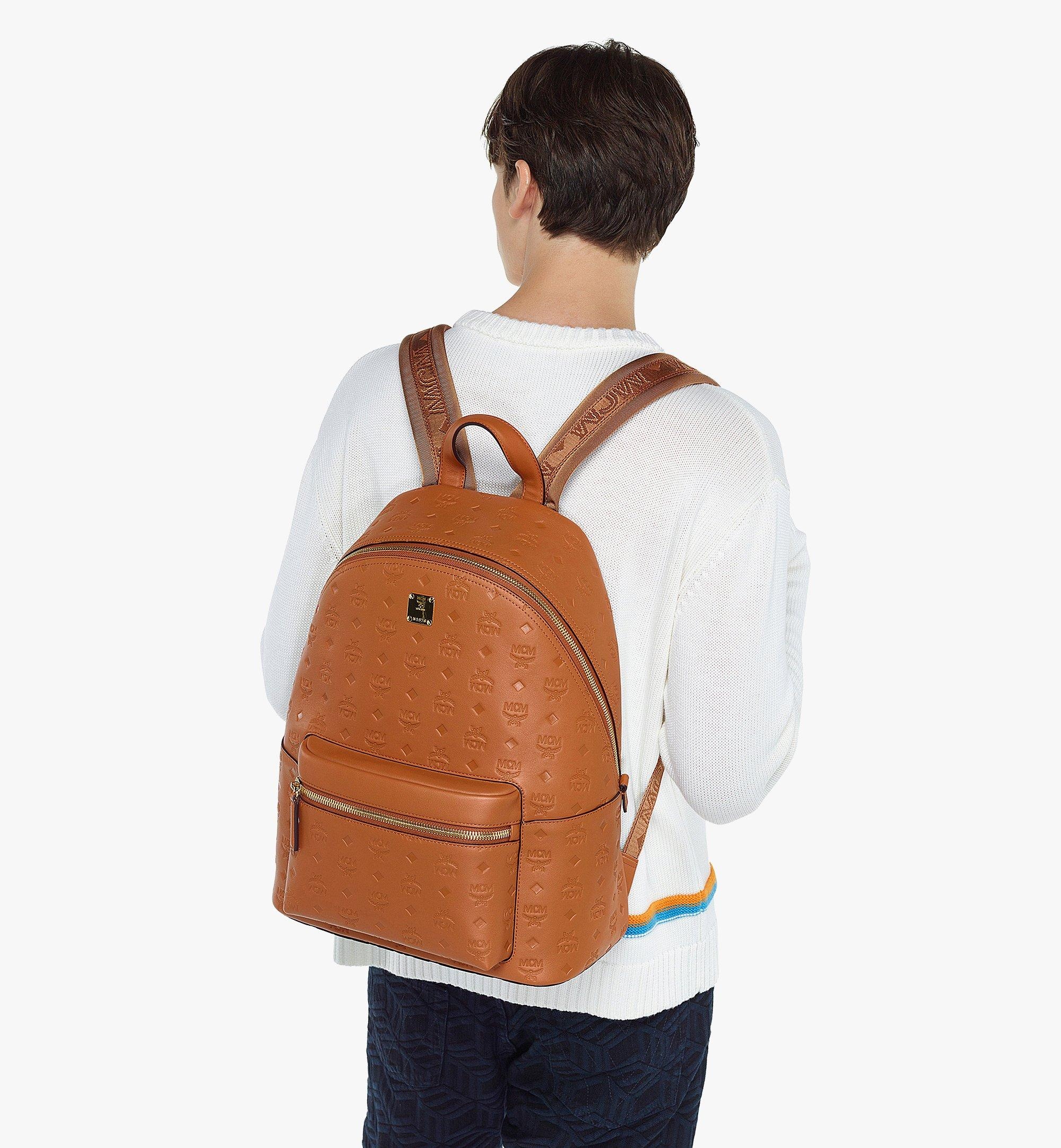 Stark Backpack in Embossed Monogram Leather - 2