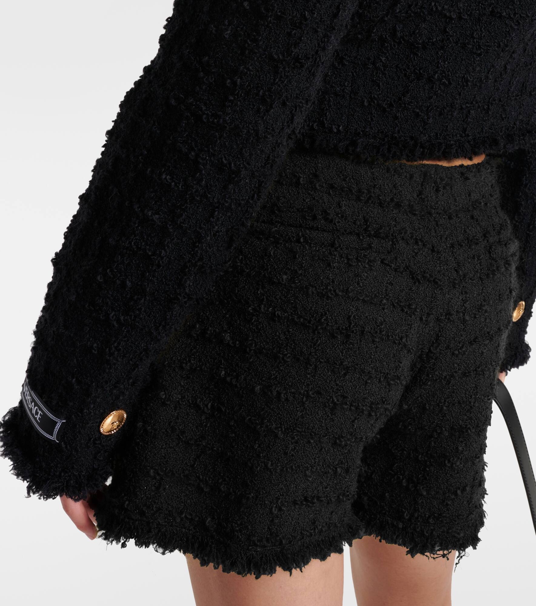 Heritage cotton-blend tweed shorts - 4