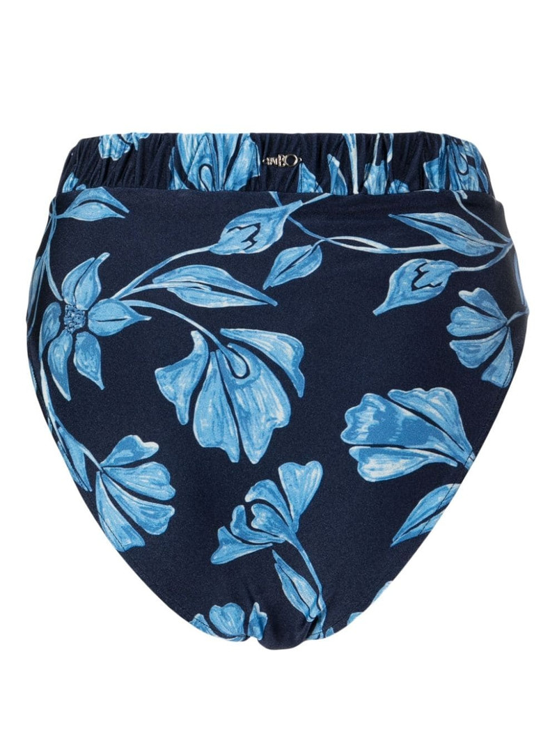 PatBO Nightflower floral-print bikini riefs outlook