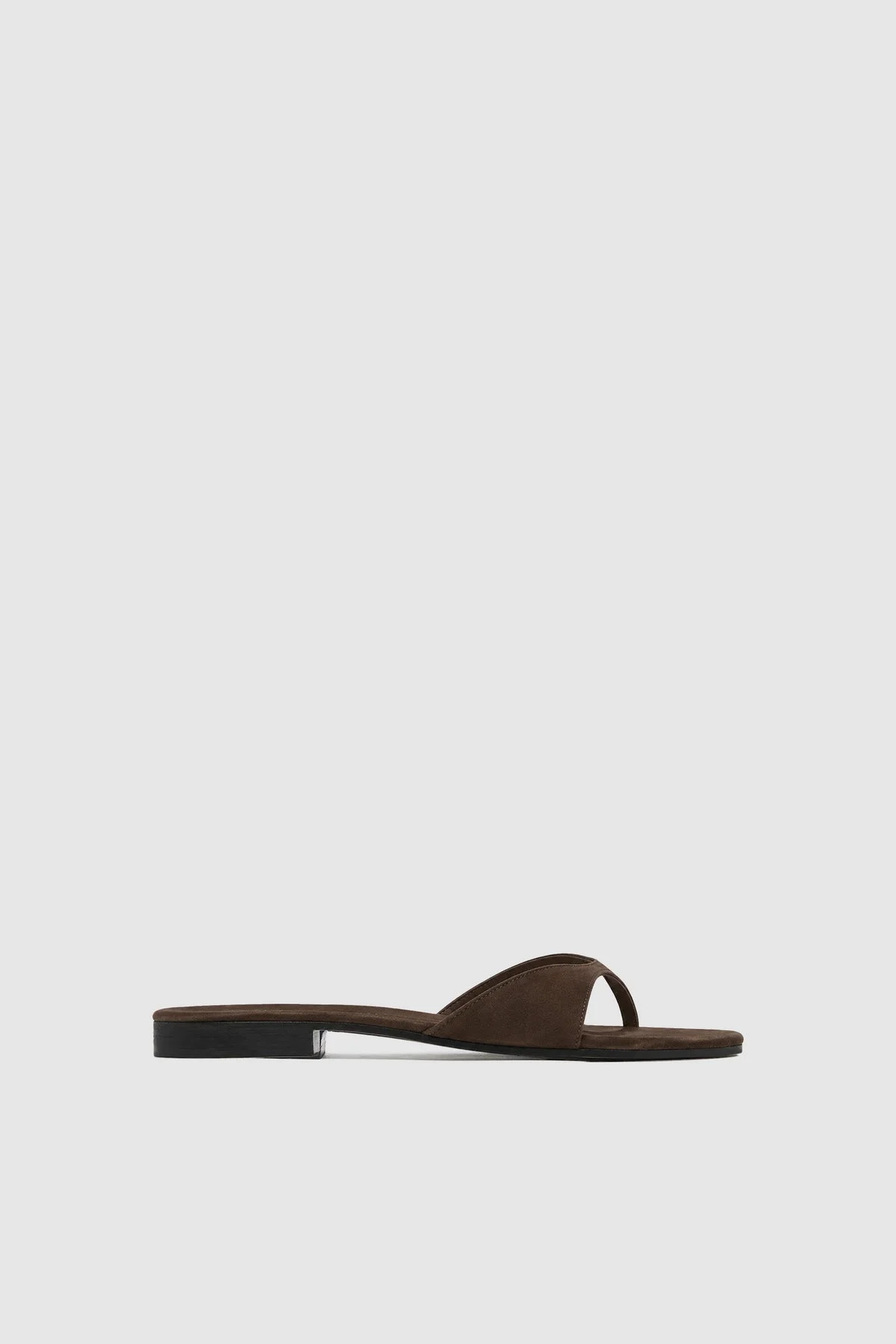 Everyday Thong - Coffee Suede - 1