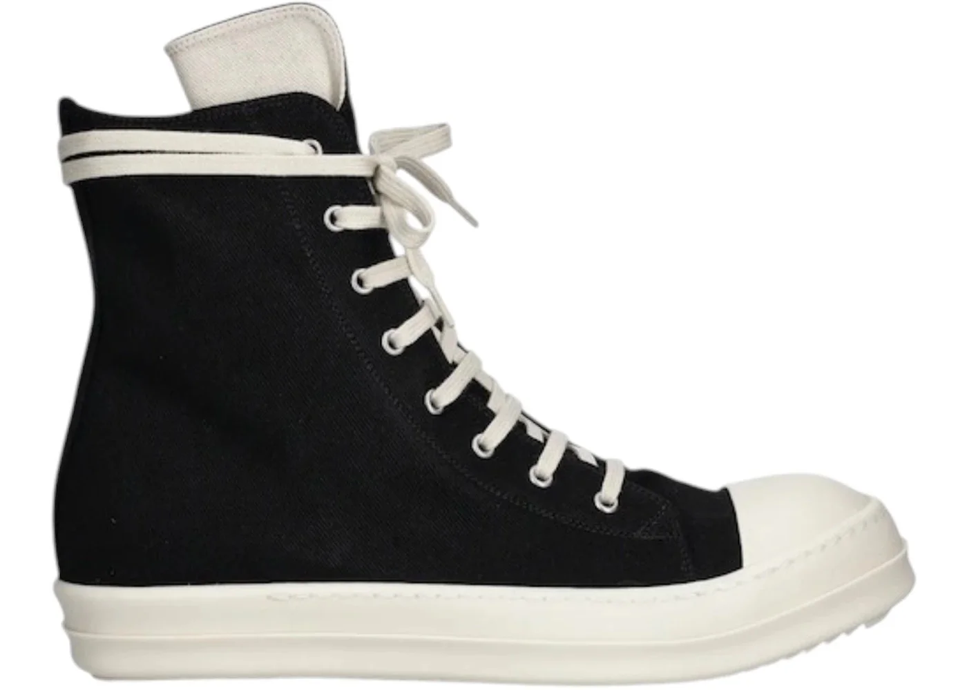 Rick Owens DRKSHDW High Top Black Milk - 1