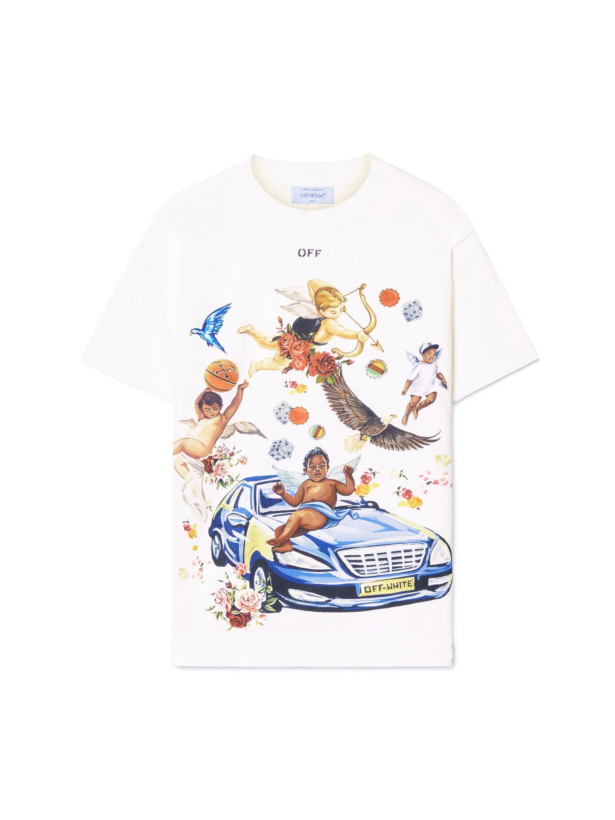 White Car Fresco T-shirt - 1