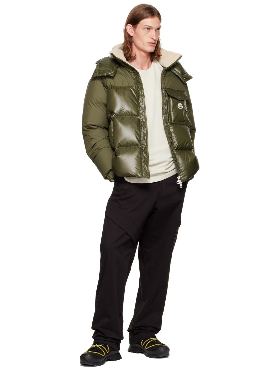 Black Cargo Trousers - 4
