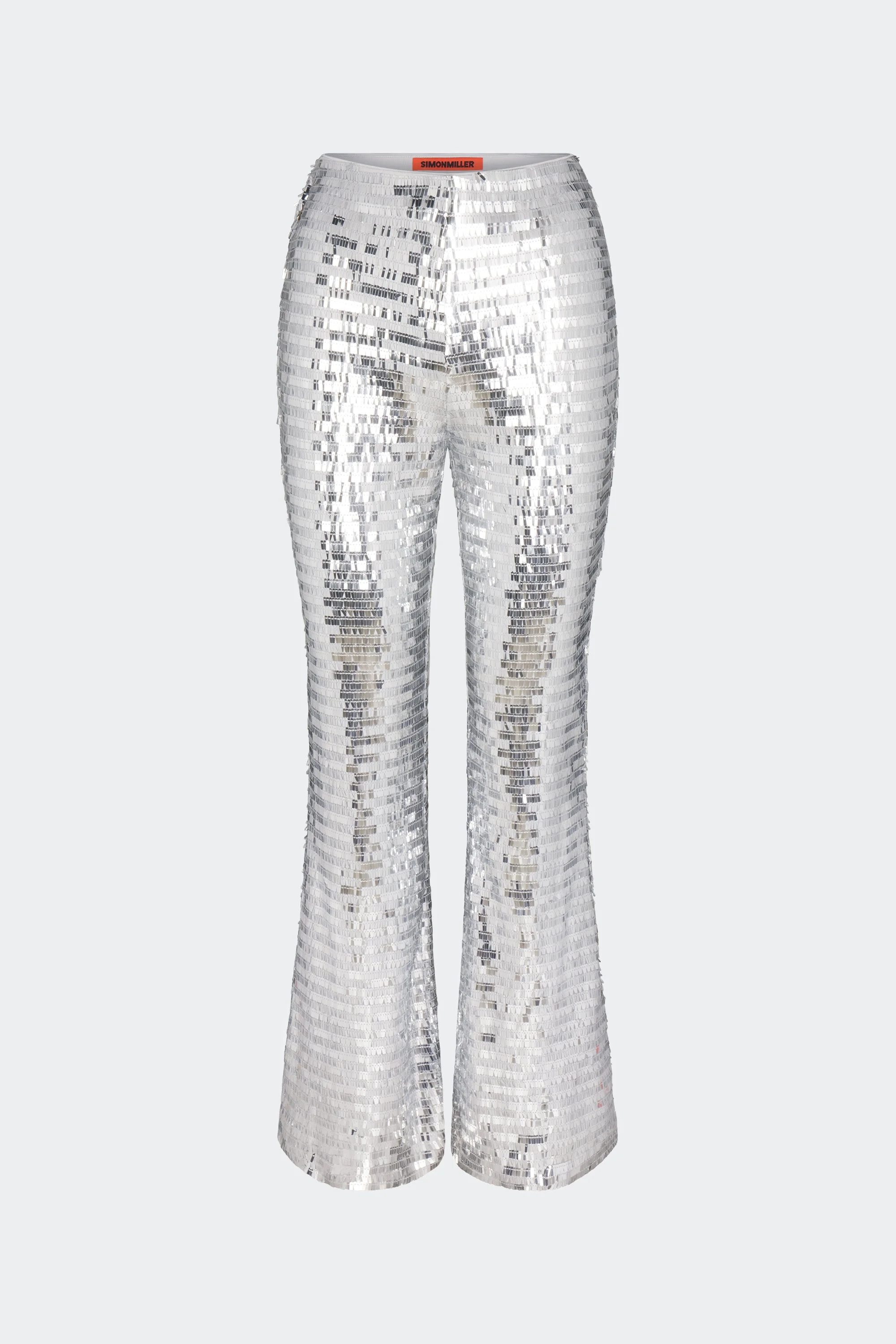 Sequin Robo Pant In Satellite Silver - 1