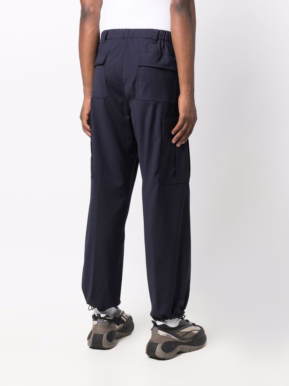 straight leg track pants - 4